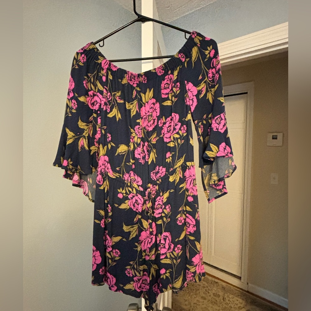 Express :: Romper navy/pink